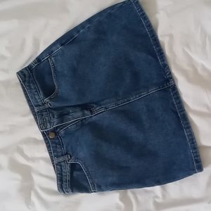 Forever 21 Jean Mini Skirt / Size Large